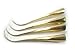 Rare Asian Thai Art Original Accessories 8 Brass Women Finger Nail Costume Claws from Thailand