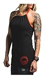 Harley-Davidson Women's Fluorescent Beauty Halter Tank Top, Black H337-HB7M
