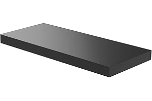 JPND Floating Shelf, Set of 1 Wall Shelf, 24 in W x 12.75 in D x 2 in H Wooden Floating Wall Shelf with Invisible Brackets fo