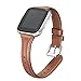 bayite Bands Compatible with Fitbit Versa/Fitbit Versa Lite/Fitbit Versa 2, Brown, (5.3