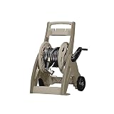 Suncast Hose Reel Cart. Best Hosemobile Wheeled Caddy For Flexible Water Pipe. Lightweight & Portable Holder. Perfect For Garden, Yard, Backyard, Patio, Poolside, Lawn Cleaning & Car Wash. Space saver
