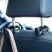 EldHus [4-Pack ] Car Trunk Vehicle Back Seat Headrest Hanger Holder Hook for Bag Purse Cloth Grocery