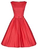 Lindy Bop 'Audrey' Vintage Style 1950's Pastel Rockabilly Swing Dress