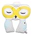 Rhoost Toddler Travel Buddy Neck Rest. Head Support for Kids on Car & Airplane Journeys. Fun Koala or Owl design with Pockets & Name Badge