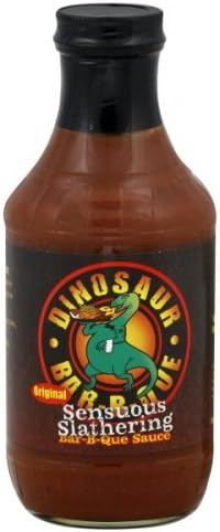 Dinosaur Barbeque Sauce, Sensuous Slathering, 19 Ounce (Pack of 6)