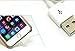 2 Pack 90 Degree Charger Data Sync USB Charging Cable for iPhone 3.3ft (1 Black + 1 White)