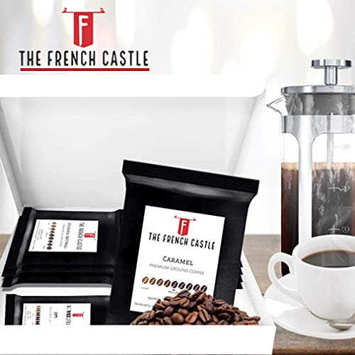 Coffee Sample Pack, Flavored Ground Coffee Sampler Gift Box Set