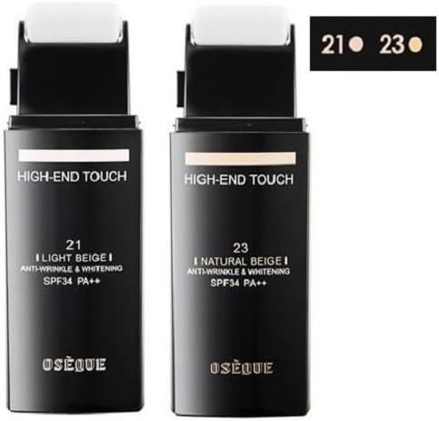 OSEQUE HIGH-END TOUCH SPF34 PA++ Roller Applicaion Foudation/100% Authentic Korea Cosmetic/Best Hit in Korea and Singapore (#21 Light Beige)