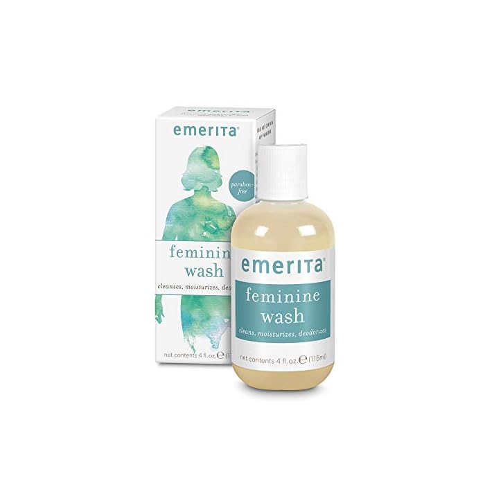Emerita Feminine Cleansing & Moisturizing Wash | Gently Cleanses & Deodorizes | Formulated to Help Support Healthy…