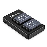 OAproda 2 Pack LP-E17 New Upgraded Battery (7.4V,1380mAh) and Rapid Dual USB Charger for Canon EOS RP, Rebel SL2, SL3, T6i, T6s, T7i, M3, M5, M6, 200D, 77D, 750D, 760D, 800D Digital SLR Camera