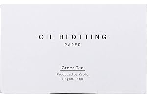 なごみ工房 Oil Blotting Paper 100 Sheets, Pack of 1 – Premium Green Tea Face Blotting Sheets, Oil Absorbing Tissues in Japanese Washi, Easy-Dispense Pack, Made in Japan, Oily Skin Care & Makeup Essential