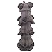 See, Hear and Speak No Evil Elephants Totem Statue for African Jungle Safari Decor or Whimsical Animal Figurines As Decorative Birthday Gifts That Bring Luck