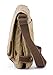 Gootium Cotton Canvas Cross Body Small Messenger Bag Shoulder Handbag, Khaki