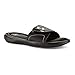 Under Armour Women's Ignite VII Slide, Black (001)/Metallic Silver, 7