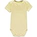 Wan-A-Beez 5 Pack Baby Girls' and Boys' Short Sleeve Bodysuits (0-3 Months, Pointelle)