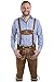 Schöneberger Trachten Couture Men's Hopfen Oktoberfest Lederhosen Knee Breeches German Costume (40