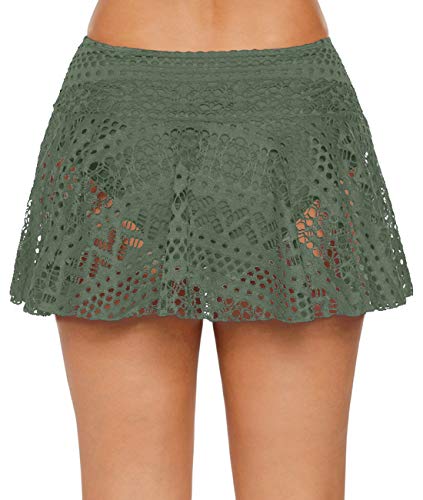 lace swim shorts cover up
