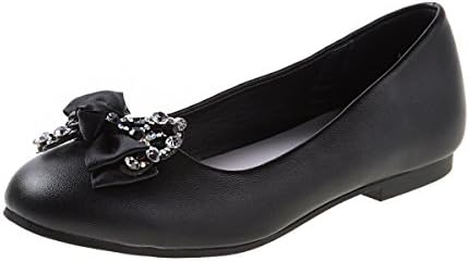 Ballet Flats with Rhinestone Bow Over Toe (Little Kid, Big Kid)