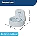 PetSafe Drinkwell Original Dog and Cat Water Fountain, Automatic Drinking Fountain for Pets, 50 oz.thumb 2