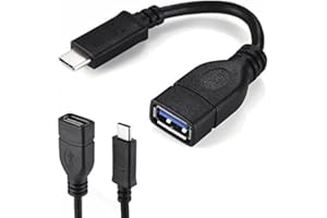 axGear USB-C OTG Cable USB 3.1 to USB 3.0 Data Transfer Wire Adapter Male to Female M-F