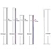 Stainless Steel Straws Wide Reusable Drinking Metal Straws for 30oz 20oz Tumbler length 10.5