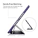 iPad Air 2 Case, iXCC ® New Enhanced Tri-fold Stand Smart Case Cover with [Soft TPU Back] and Built-in Magnet for Auto Sleep/Wake Function - Purple