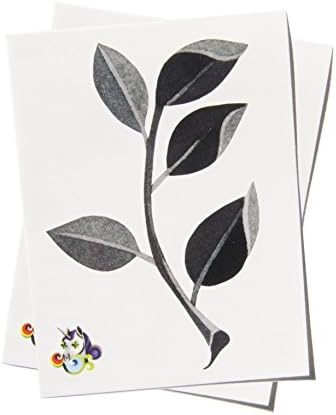 TattooYou Small Branch Temporary Tattoo - Finest Quality Grayscale Branch Body Tattoo - Hand Drawn Design by Sasha Unisex - 4 by 3 Inches