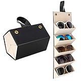 MoKo Sunglasses Organizer with 5 Slots, Travel