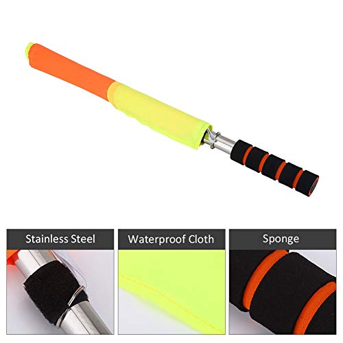 MAGT Soccer Referee Flag 2PCS Referee Linesman Flag Waterproof Sport Referee Flag with Storage Bag for Sports Match Football