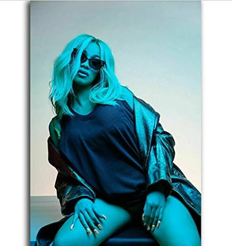 Yhnjikl Posters And Prints Hot Cardi B Rap Music Singer Star Hip Hop Rapper Art Poster Canvas Painting Home Decor 40x60cm Without Frame Amazon Co Uk Kitchen Home