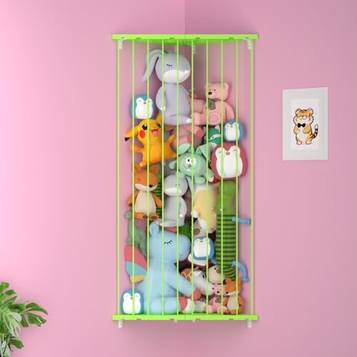 GGUO Corner Stuffed Animal Storage Net