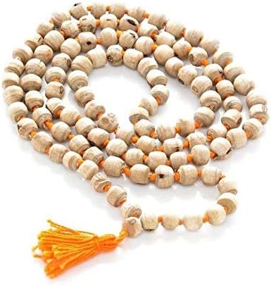 Vrindavan Bazaar 6 mm Bead Size-100% Original Tulsi Jaap Mala- 108 Beads/Rosary Basil-Tulsi for Jap/Rosary Basil-Tulsi for Chanting
