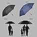 ZEKAR 54/62/68 Inch Windproof Large Golf Umbrella, Oversized Double Canopy Vented Waterproof Stick Umbrellas Automatic Open for Men Women, Including Wooden Handle Version