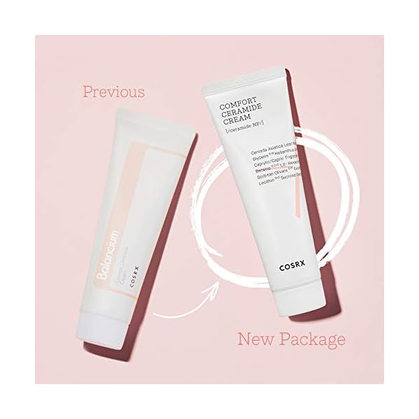 COSRX-Balancium-Comfort-Ceramide-Cream-80g-Strengthen-Skin-Barrier-Lightweight-Cream-Moisturizer-Soothe COSRX Balancium Comfort Ceramide Cream, 2.82 oz/80g | 50% Centella Asiatica Soothing & Long-lasting Facial Moisturiser…