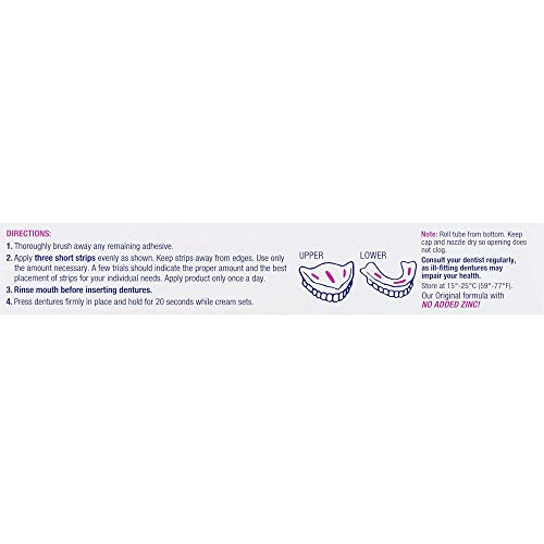 Effergrip Denture Adhesive Cream 2.50 oz (Pack of 12) - Thumbnail 2