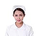 BESTOYARD Nurse Cap Hat Nurse Theme Party Hat Nurse Cosplay Costume Hat Halloween Dress Up Accessory