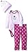 Gerber Baby Girls' 3 Piece Bodysuit, Cupcake 18 Months