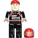K'Nex Jeff Gordon Figure Bag, 36508, 8 Piece Set, NASCAR, AARP Drive To End Hunger