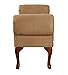 Acme 05629 Aston Microfiber Rolled Arm Bench, Beige Finish