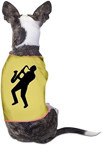 Jazz Sax Pet T Shirt Yellow