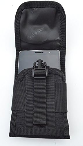 Molle Phone Case Cellphone pouch Molle Bag or Tac Vest add-on (Black)