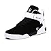 FZUU Men's Fashion High Top Leather Street Sneakers Sports Casual Shoes (10.5, Black)