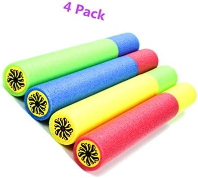 Valerty 4 Pack Summer Mini Pull Type Foam Water Gun For Vacation