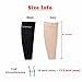 Leg Compression Sleeve Tattoo Cover up for Women - Shin Calf Pain Relief 1 Pair (Ivory)