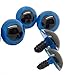 TOPWEL 50PCS Blue Plastic Safety Eyes for Sewing Crafting Buttons for Bear Doll of DIY (16mm)