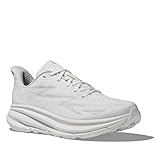 Hoka Women's Clifton 9 Sneaker, White/White, 8.5