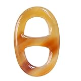Marycrafts Size 1 Horn Twilly Scarf Ring Scarf Clip Scarf Slides Handmade 3.4x2.2 cm