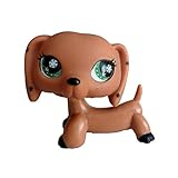 Vibola Action Figure Toy Animal Cartoon Collie Dog Dolls Rare Little Pet for Kids Gift