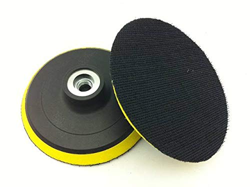ARBAN INDUSTRIES Polishing/Sanding VALCRO PAD for Angle grinder (SIZE- 5 INCH, 125 mm) MULTICOLOUR