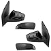 Driver and Passenger Manual Remote Side View Mirrors Compatible with 07-12 Sentra 96302-ET00E 96301-ET00E